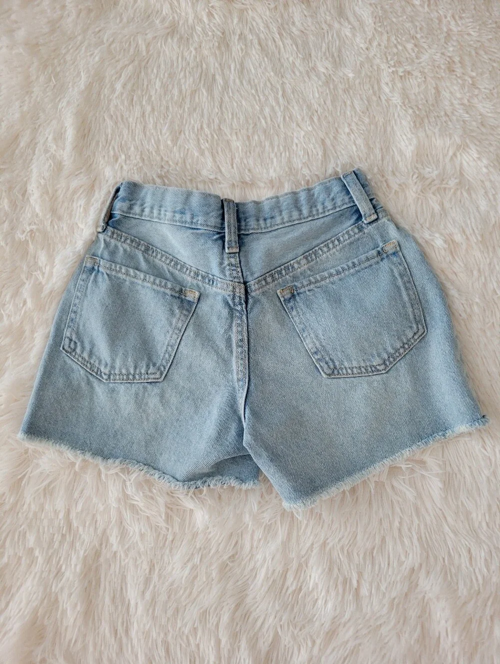 Old Navy Bundle Of 3 Pairs Denim Shorts Blue, Pink, White Girls Size 12
